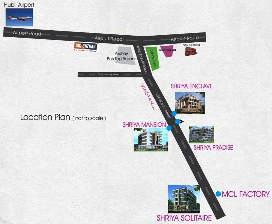  solitaire Images for Location Plan of Shriya Solitaire