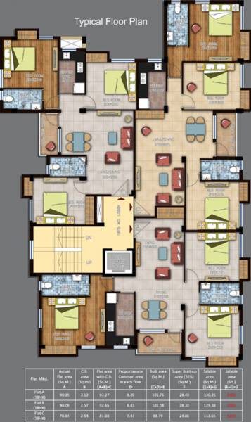 Images for Cluster Plan of Soham Prestige Images for Cluster Plan of Soham Prestige
