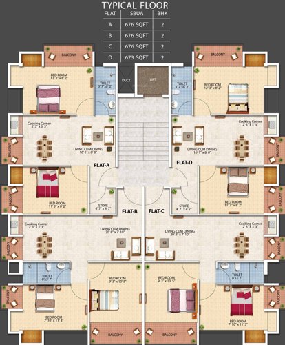 Images for Cluster Plan of Crown Palace Images for Cluster Plan of Crown Palace