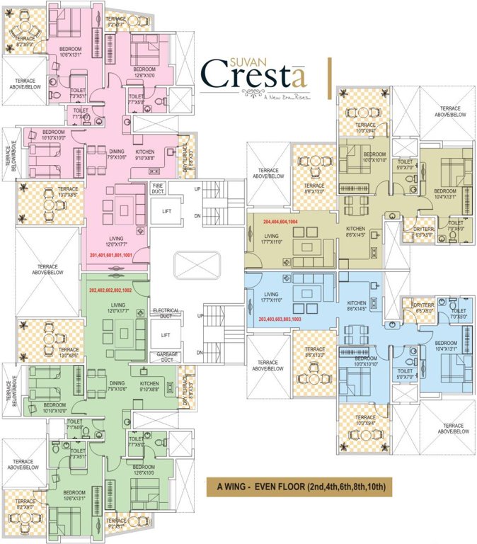 cresta Images for Cluster Plan of Suvan Cresta