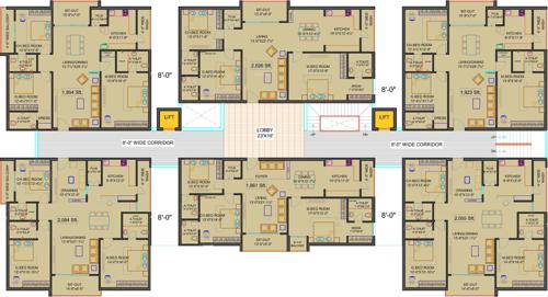 Images for Cluster Plan of Aryamitra Pine Tree