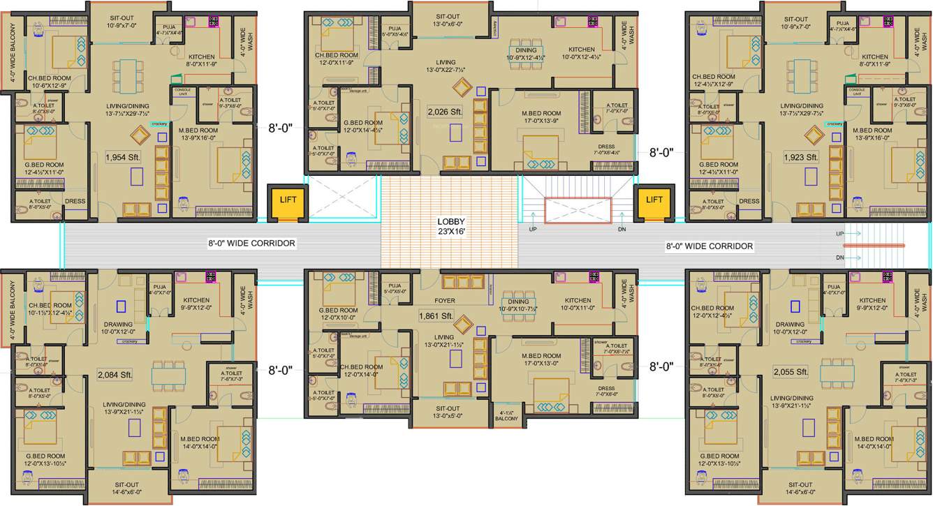 Images for Cluster Plan of Aryamitra Pine Tree