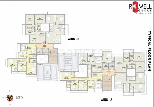 Images for Cluster Plan of Romell Diva Apartments