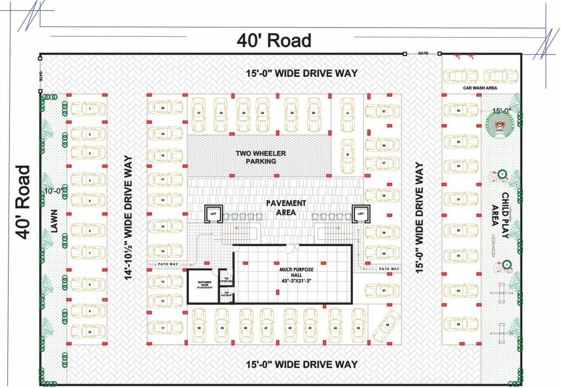 Images for Cluster Plan of Cyber Lake Vision