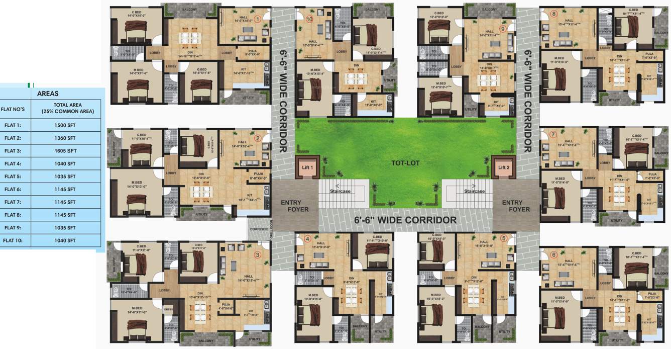 Images for Cluster Plan of Cyber Lake Vision