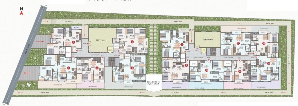 Images for Cluster Plan of Sai Associates Chethana