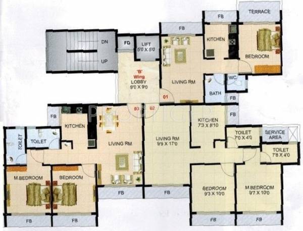  residency Tower A Cluster Plan
