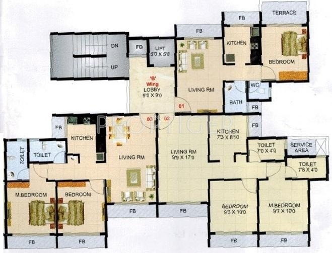 residency Tower A Cluster Plan