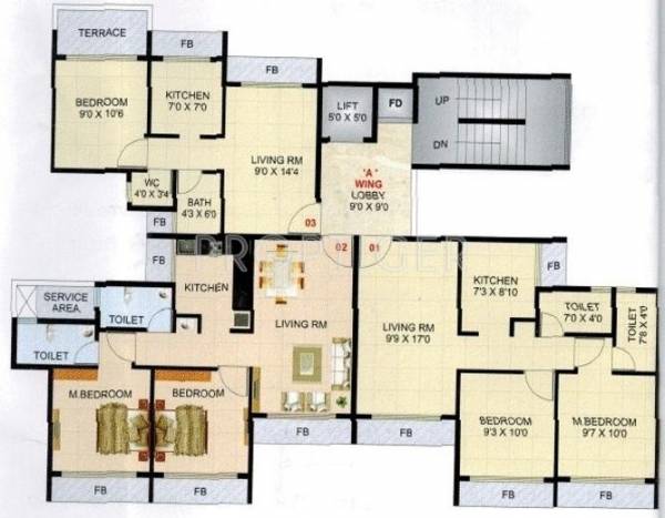  residency Tower B Cluster Plan