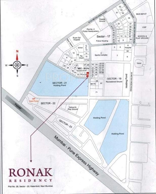  residency Images for Location Plan of Ronak Residency