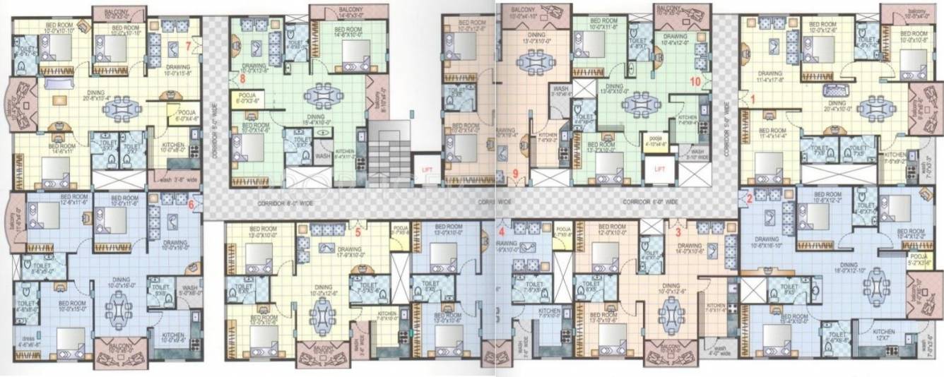Images for Cluster Plan of CVK Kailasgiri