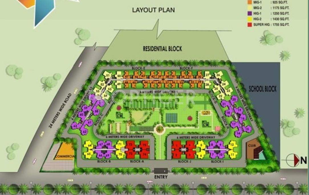  north avenue ii Images for Layout Plan of Galaxy North Avenue II