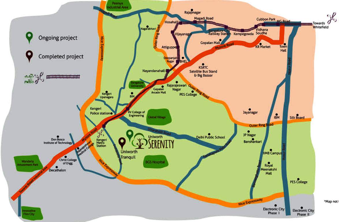  serenity Images for Location Plan of Uniworth Serenity