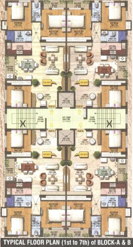  urban-heights Images for Cluster Plan of Vriddhi Urban Heights