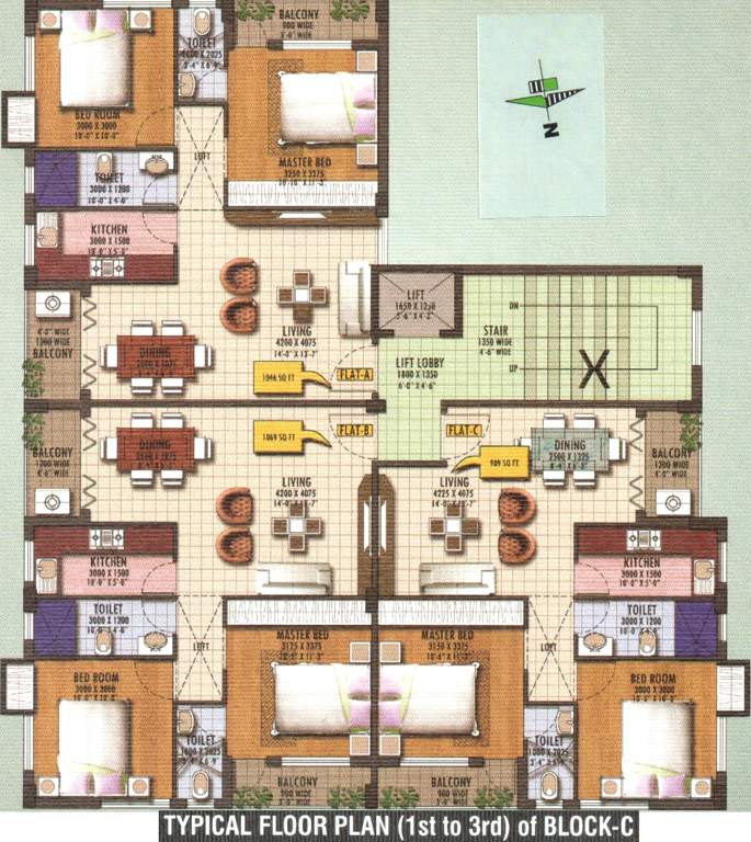  urban heights Images for Cluster Plan of Vriddhi Urban Heights