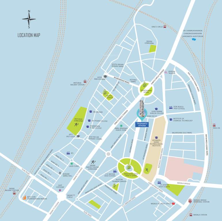  athena Images for Location Plan of Tridhaatu Athena