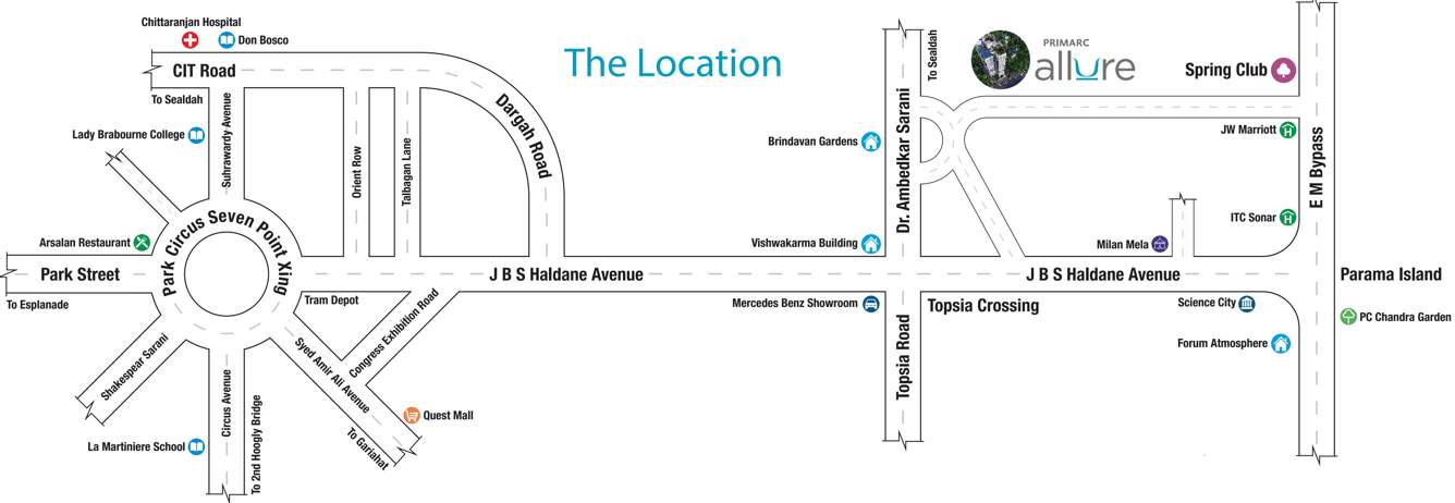  allure Images for Location Plan of Primarc Allure