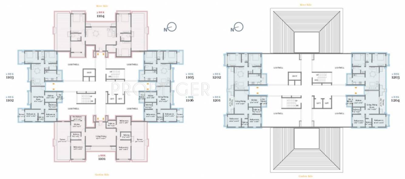  songbirds Tower 9 Cluster Plan