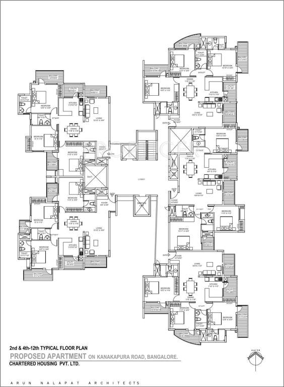  beverly hills Tower B Cluster Plan