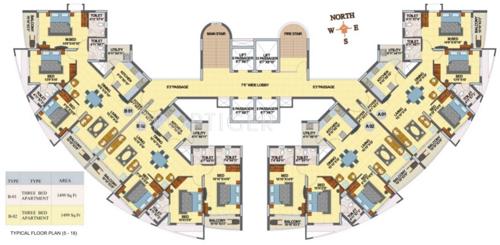  infantry-towers Images for Cluster Plan of Hoysala Infantry Towers