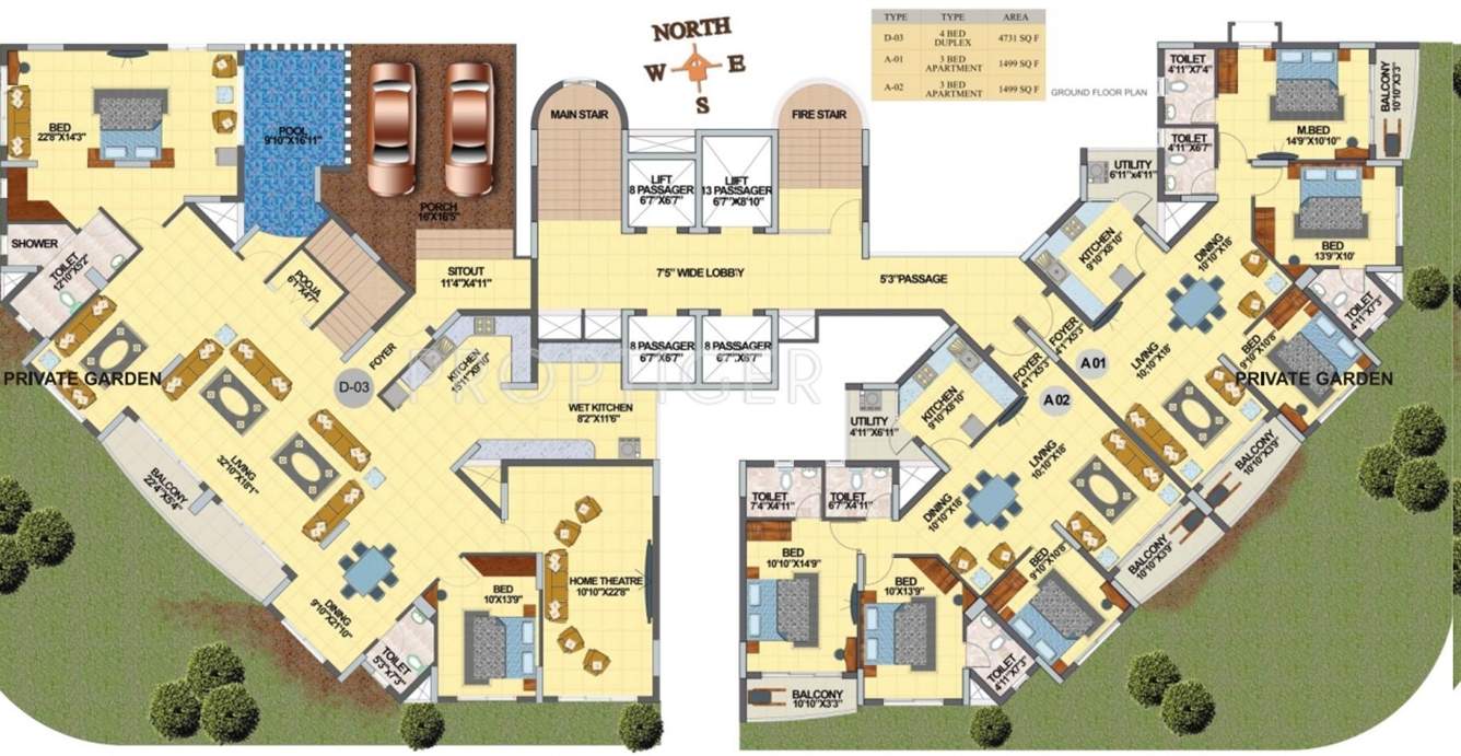  infantry towers Images for Cluster Plan of Hoysala Infantry Towers
