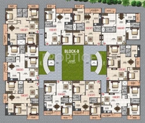 Images for Cluster Plan of Subhodaya Silver Oak Gardens