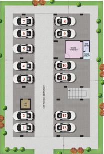 siva-sai-sadan Parking Plan Siva Sai Sadan Cluster Plan
