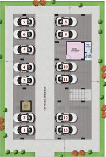  siva sai sadan Parking Plan Siva Sai Sadan Cluster Plan