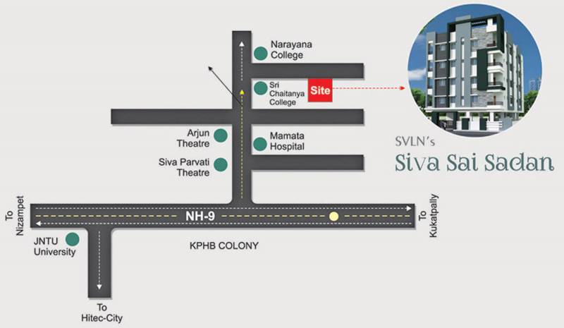 Images for Location Plan of SVLN Developers Siva Sai Sadan