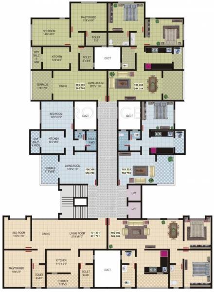 Images for Cluster Plan of Ram India Sampanna Homes Images for Cluster Plan of Ram India Sampanna Homes