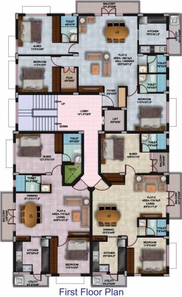 Images for Cluster Plan of Ascent Engineers And Infrastructures Narayaneeyam
