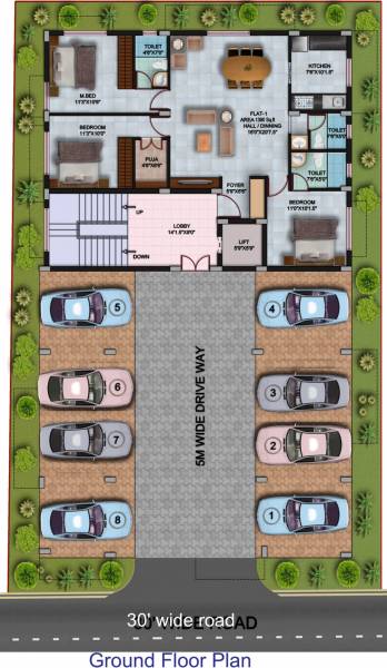 Images for Cluster Plan of Ascent Engineers And Infrastructures Narayaneeyam