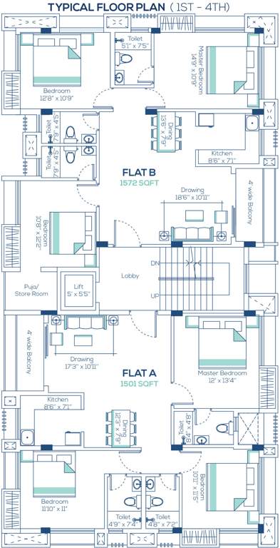 Images for Cluster Plan of Isha Villa