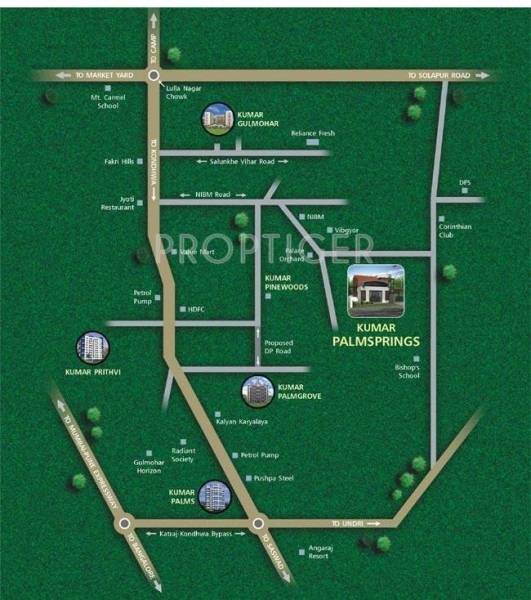 Images for Location Plan of Kumar Palmsprings Images for Location Plan of Kumar Palmsprings