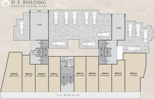  aristo-residency Images for Cluster Plan of Green Aristo Residency