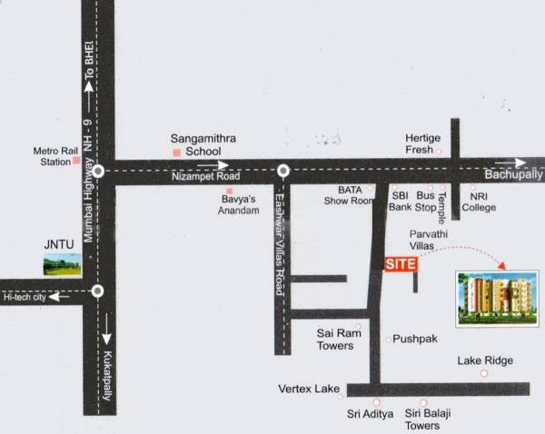 Images for Location Plan of Surya Saketh Classic