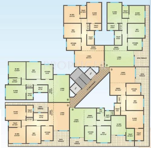 Images for Cluster Plan of Agarwal Yashwant Heights
