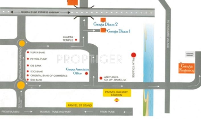 Ganga Associates Regency Location Plan