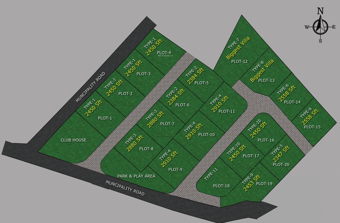 Images for Layout Plan of Melon Waves