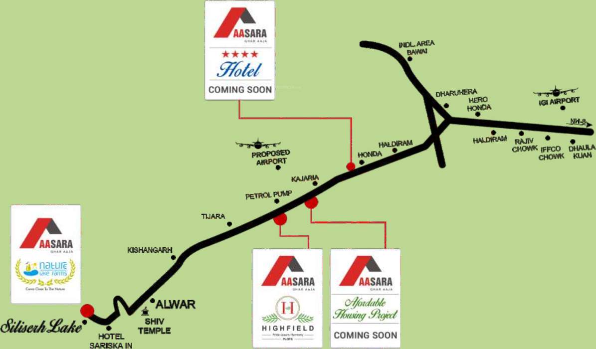 Images for Location Plan of Aasara Nature Lake Farms