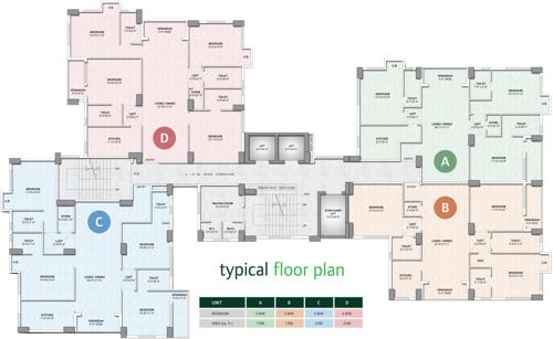 Images for Cluster Plan of Kaypee Oriental Palms