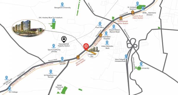 Images for Location Plan of Essar Vishwapriya Vertical Garden