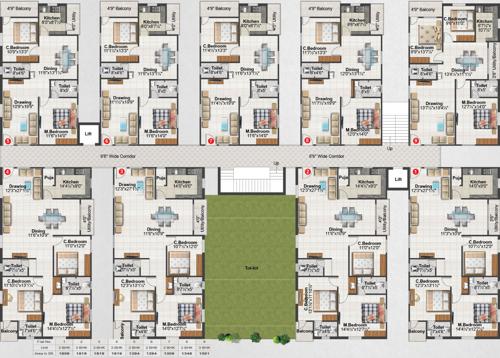 Images for Cluster Plan of Venkateswara Chaturbhuja Homes