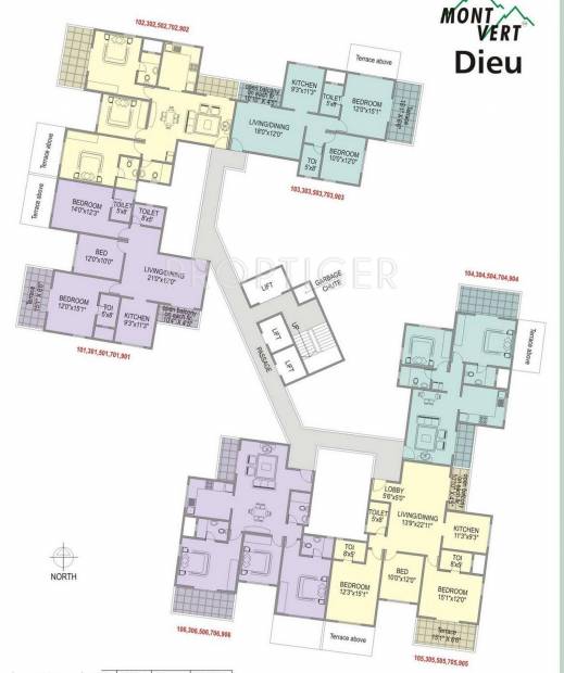 Images for Cluster Plan of Mont Vert Homes Dieu