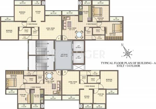 Images for Cluster Plan of Squarefeet Imperial Square