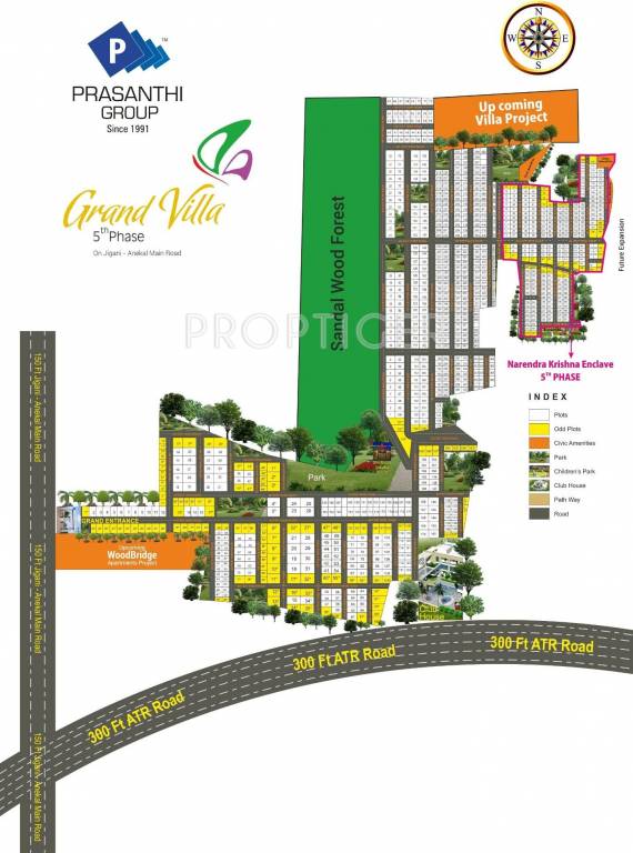 Prasanthi Group Narendra Krishna Enclave Master Plan