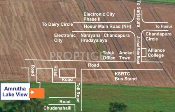 Images for Location Plan of Willow Amrutha Lake View