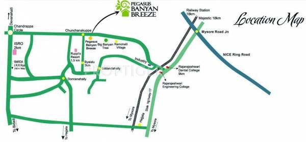 Apna Sapna Pegasus Banyan Breeze Location Plan