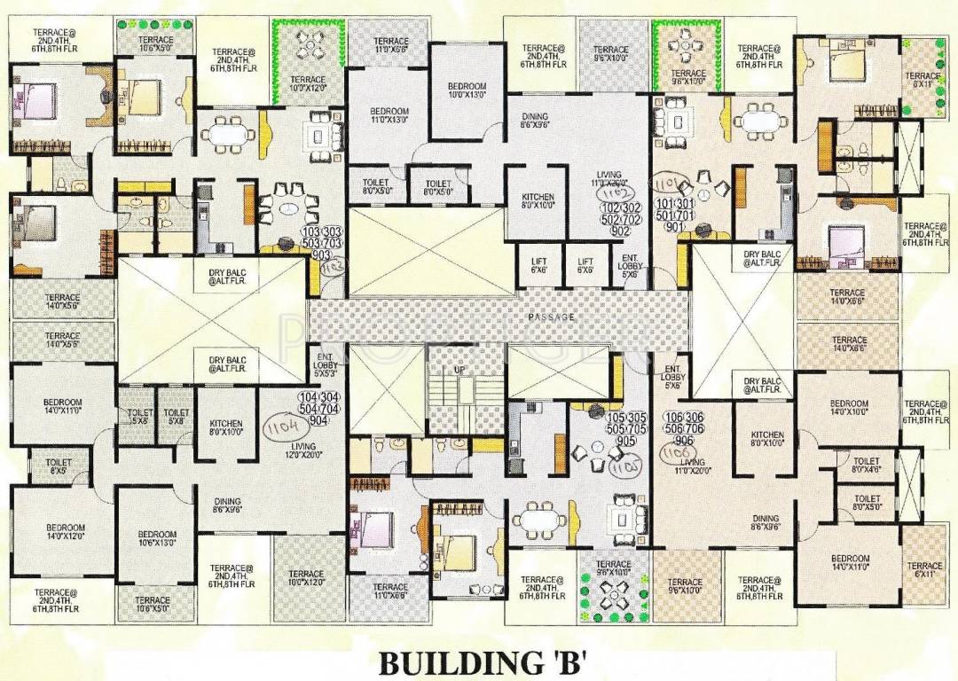  paradise Wing A Cluster Plan