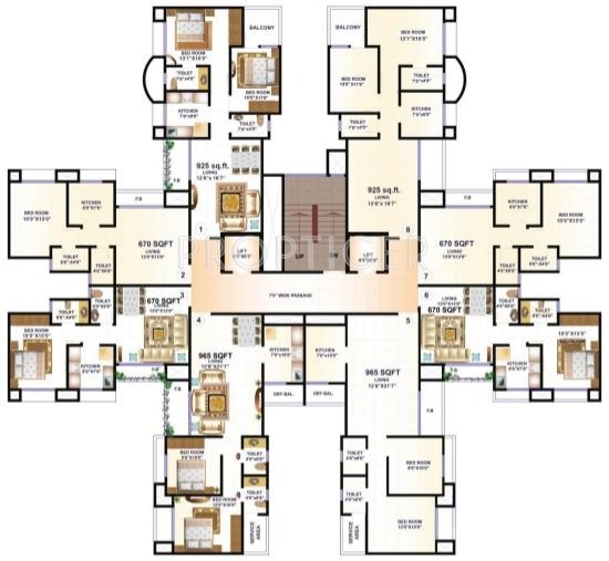 Images for Cluster Plan of HDIL Premier Residences